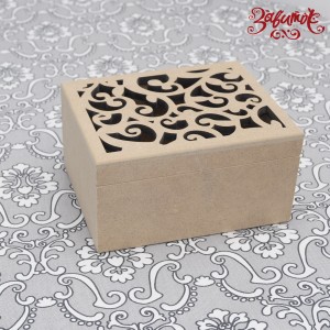 Шкатулка "Жасмин", мдф, 12х15х8 см - Заготовки для декупажа. Интернет-магазин Завиток